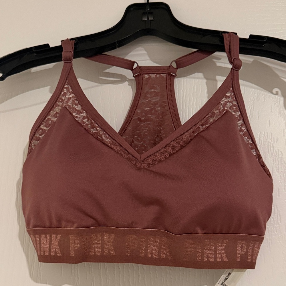 PINK Victoria's Secret Mauve Sports Bra